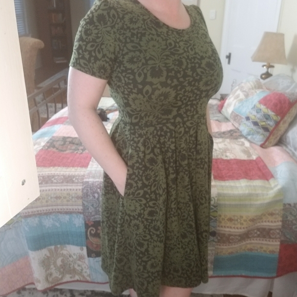 Cute LuLaRoe Amelia dress with Pockets!!! - Picture 4 of 4